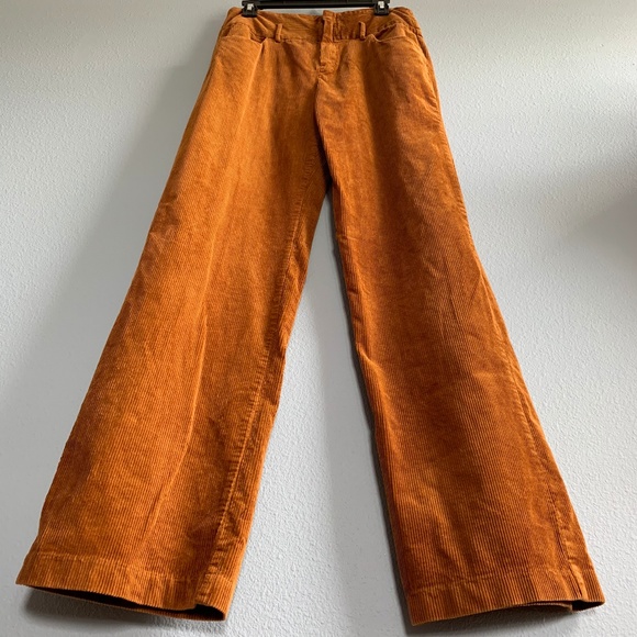 Zara Pants - Zara Trafaluc Tan Corduroy High Waisted Pants M